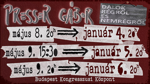 Dalok r�gr�l �s nemr�gr�l  Koncert a&nbsp;Budapest Kongresszusi K�zpontban&nbsp;2021.&nbsp;janu�r&nbsp;456‑�n